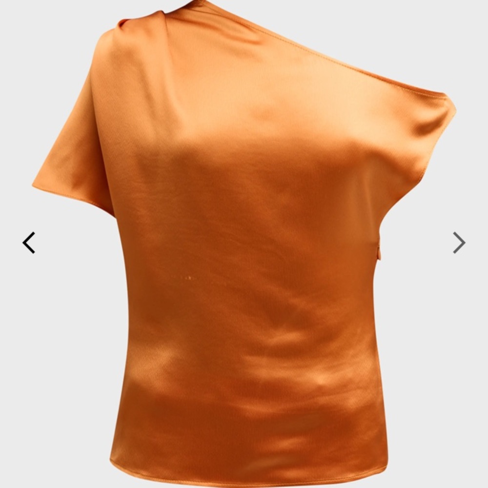 Astra Asymmetric Off-The-Shoulder Draped Top